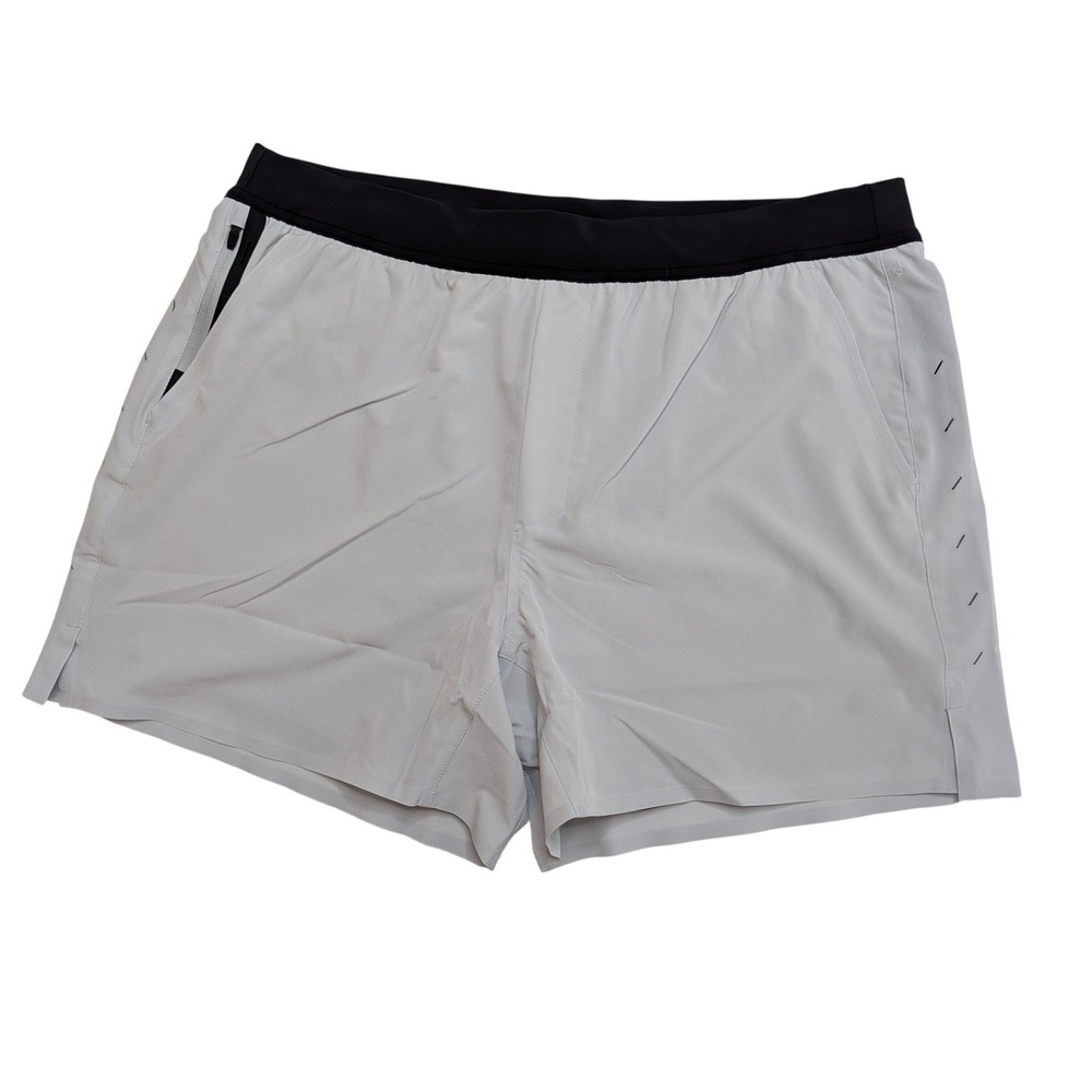 NEW Ten Thousand Interval Shorts Mens XXL Gray Lined 5" TTSH002V3 Training